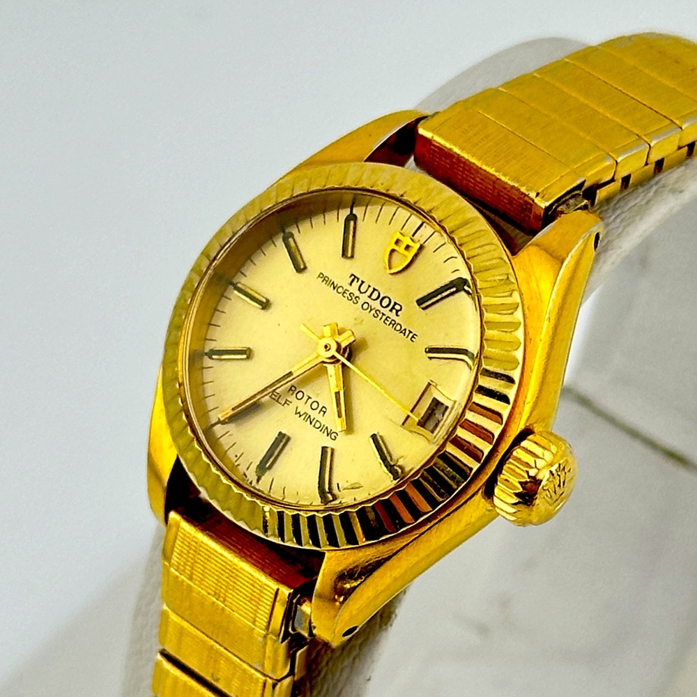 Vintage Tudor Princess Oysterdate Rotor Self Winding Ladies Wristwatch c. 1975